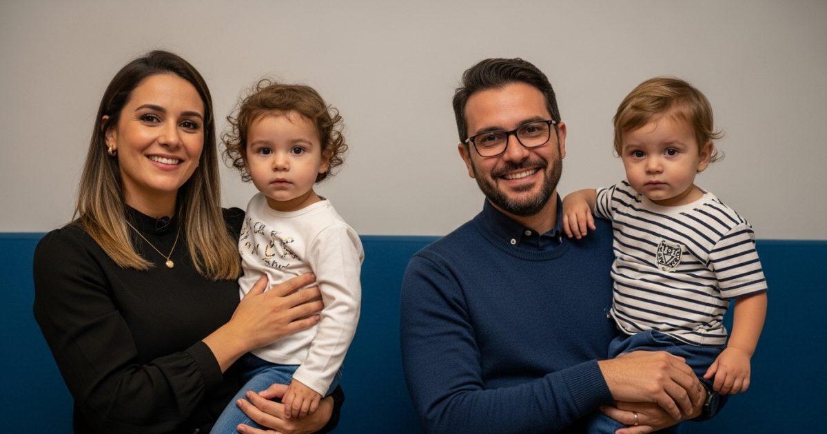 Brazilian family managing parenting during crisis