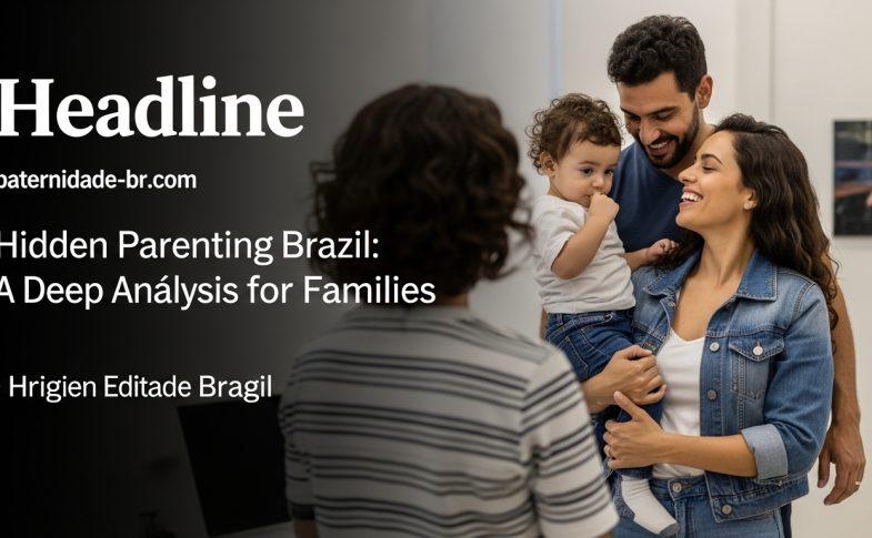 A Brazilian family sits together at home planning their week, reflecting the article's focus on parenting dynamics in Br