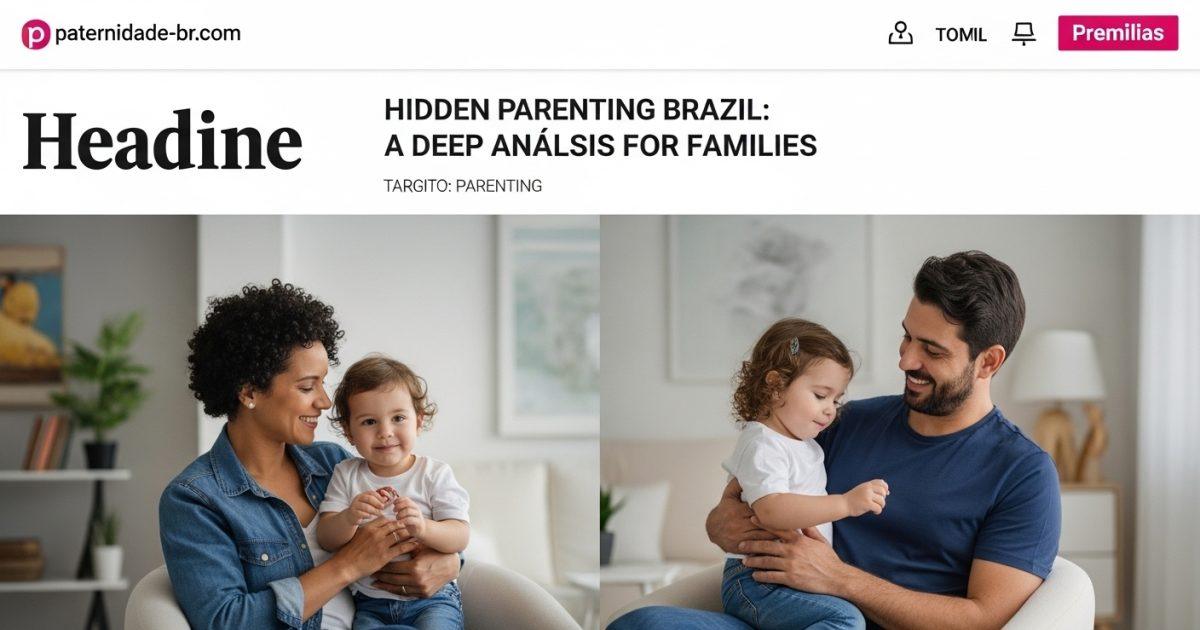 A Brazilian family sits together at home planning their week, reflecting the article's focus on parenting dynamics in Br