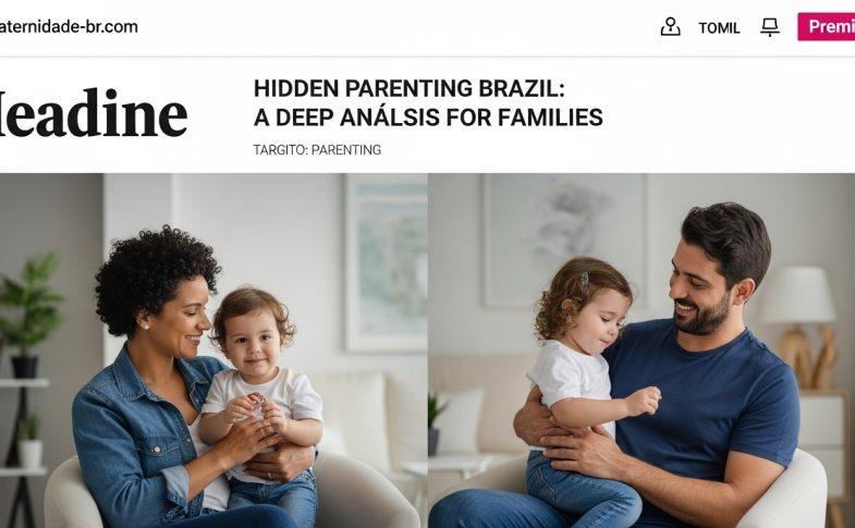 A Brazilian family sits together at home planning their week, reflecting the article's focus on parenting dynamics in Br