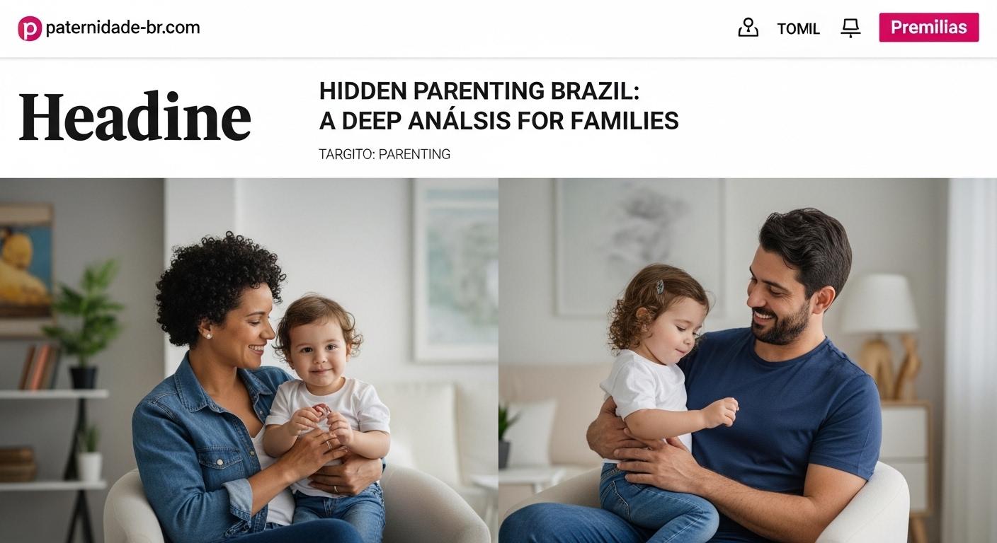 A Brazilian family sits together at home planning their week, reflecting the article's focus on parenting dynamics in Br