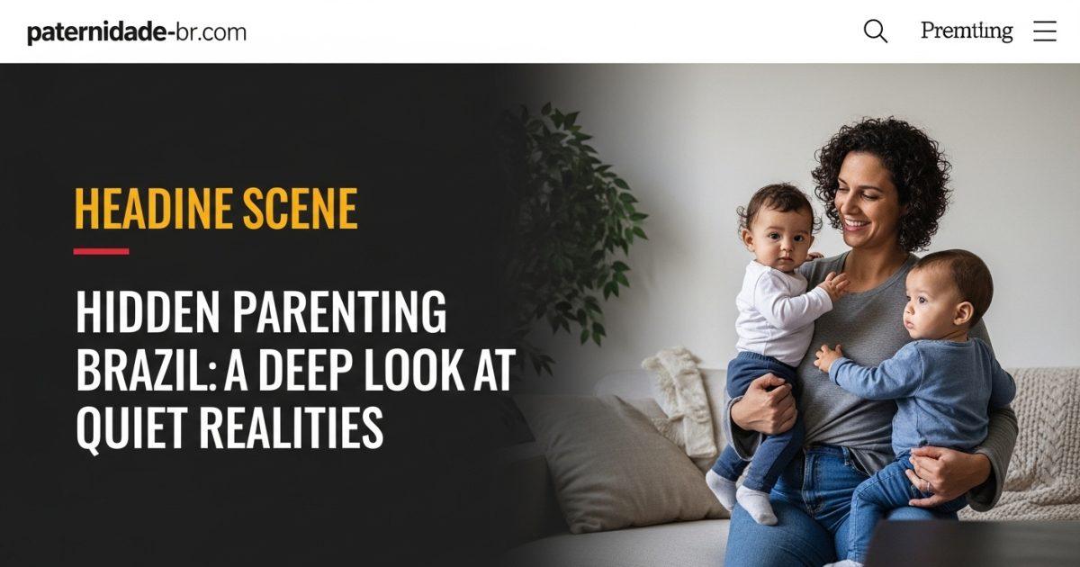 Brazilian family planning the week together, illustrating hidden Parenting Brazil dynamics.