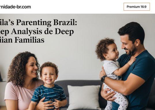 Brazilian family at home, demonstrating modern parenting in Brazil.