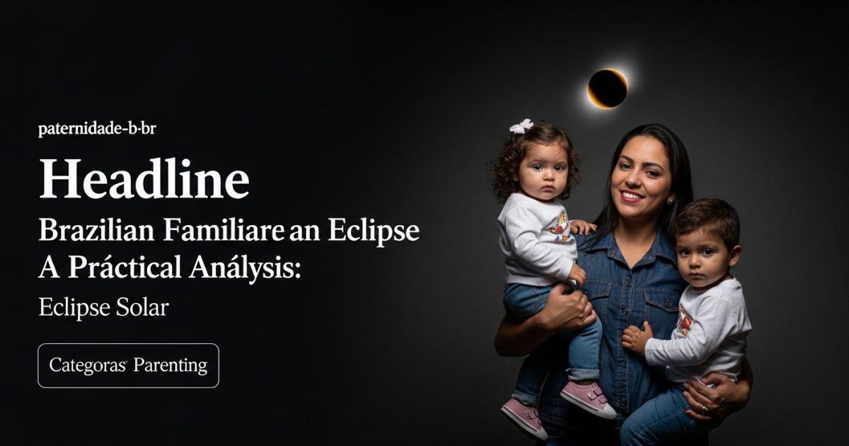 Family viewing a solar eclipse safely with eclipse glasses in Brazil