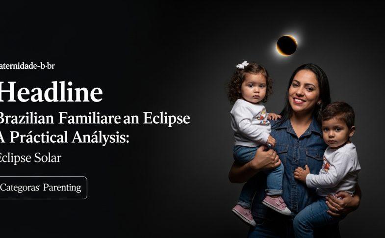Family viewing a solar eclipse safely with eclipse glasses in Brazil