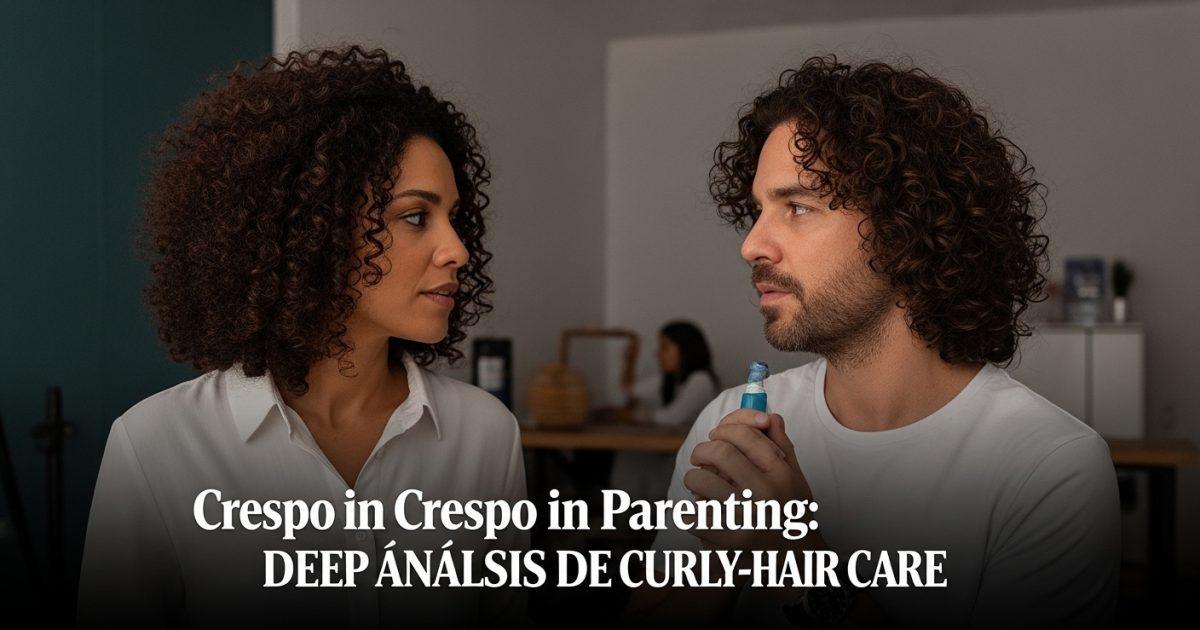 Parent and child with crespo curly hair care routine at home in Brazil.