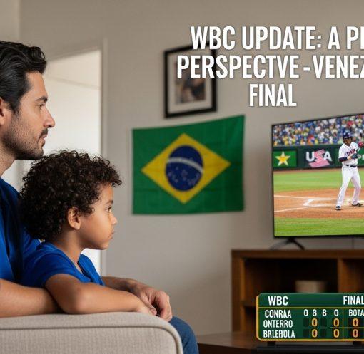 Brazilian family watching WBC final together